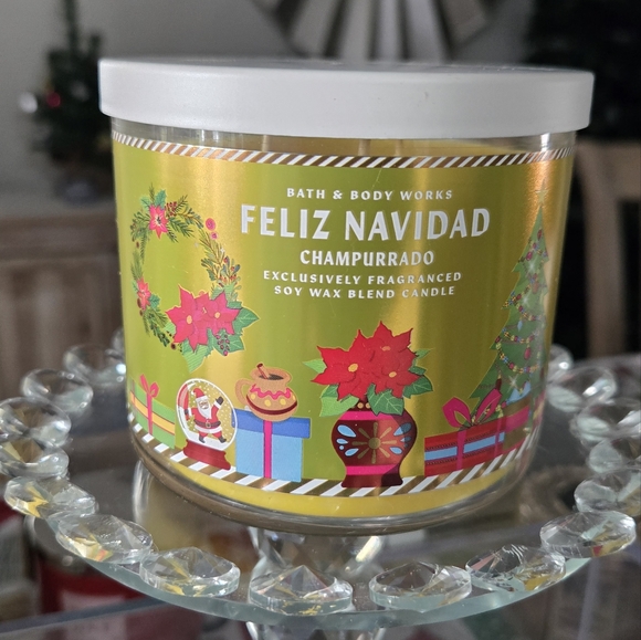 Feliz Navidad CHAMPURRADO Bath & Body Works Candle - Picture 5 of 6